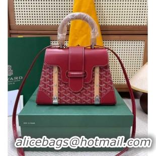 Discount Goyard Original Saigon Tote Bag With Strap PM 8942 Red