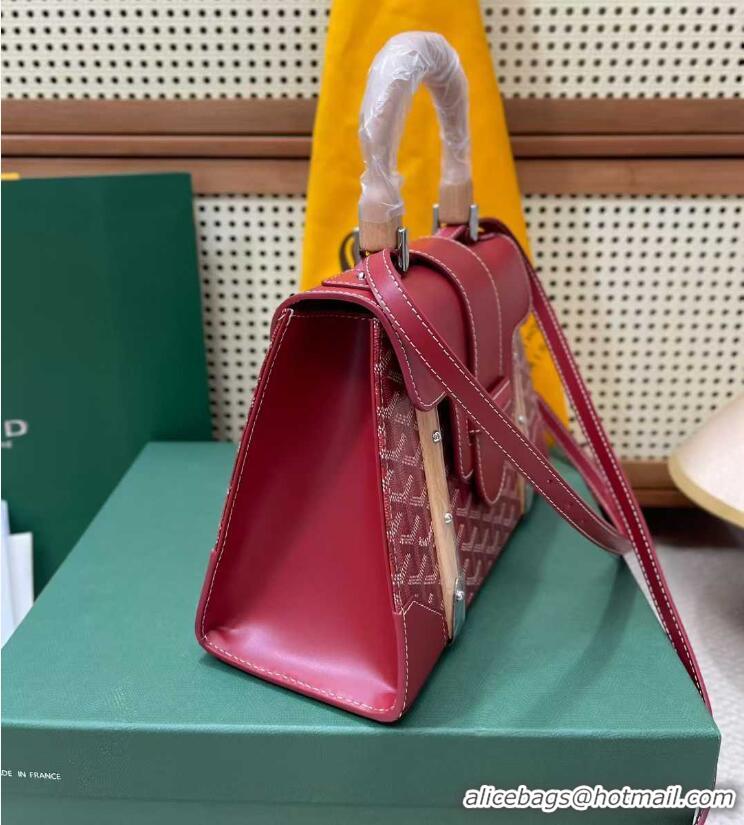 Discount Goyard Original Saigon Tote Bag With Strap PM 8942 Red