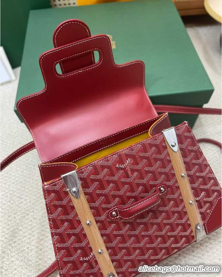 Discount Goyard Original Saigon Tote Bag With Strap PM 8942 Red