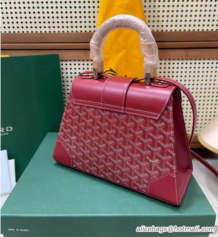 Discount Goyard Original Saigon Tote Bag With Strap PM 8942 Red