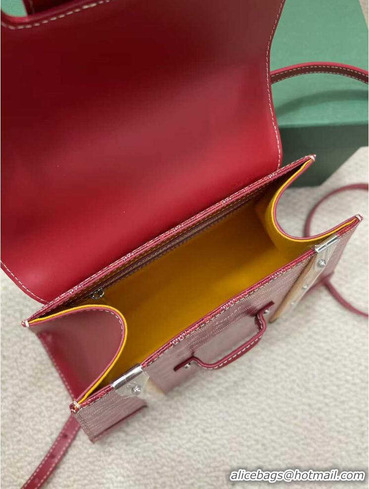 Discount Goyard Original Saigon Tote Bag With Strap PM 8942 Red