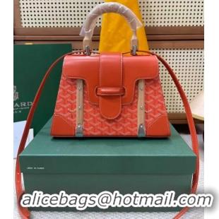 Low Cost Goyard Original Saigon Tote Bag With Strap PM 8942 Orange