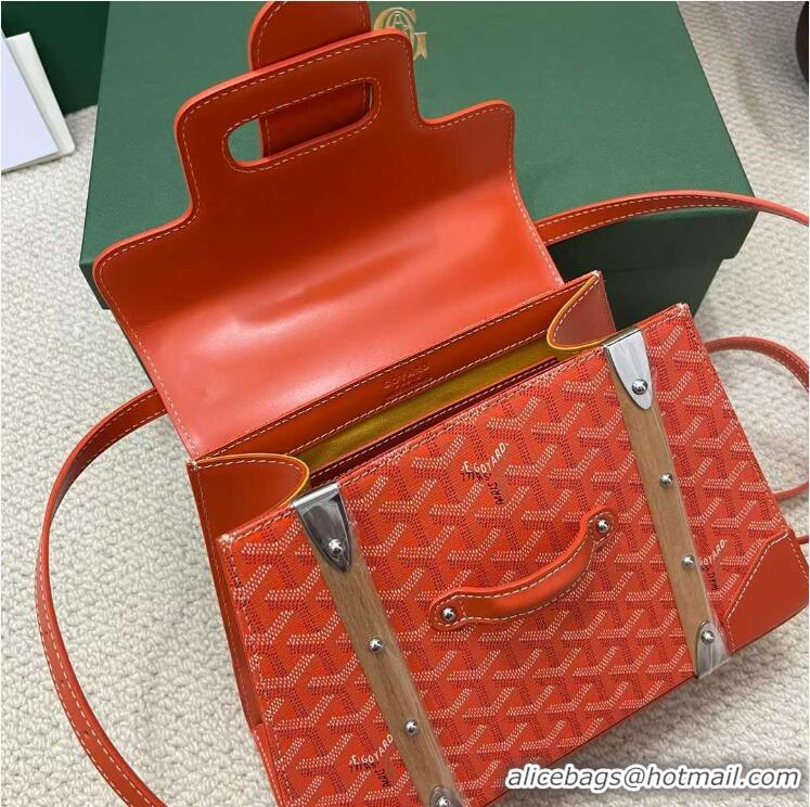 Low Cost Goyard Original Saigon Tote Bag With Strap PM 8942 Orange