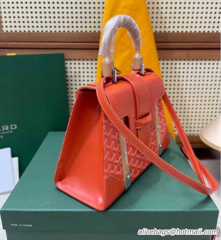 Low Cost Goyard Original Saigon Tote Bag With Strap PM 8942 Orange