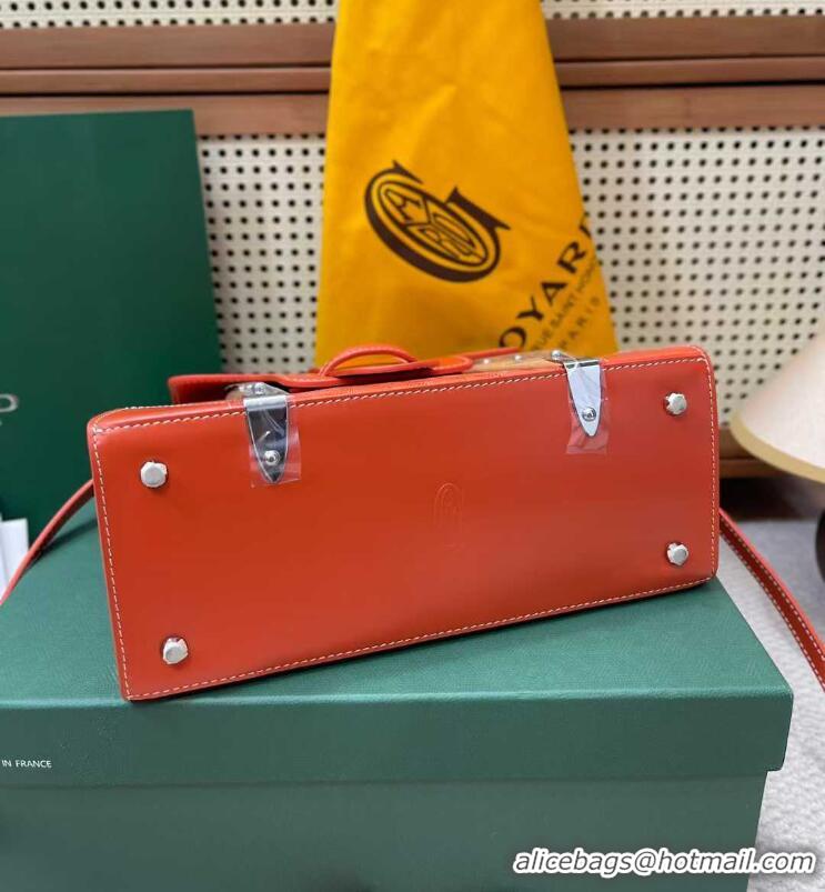 Low Cost Goyard Original Saigon Tote Bag With Strap PM 8942 Orange
