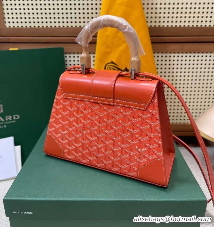 Low Cost Goyard Original Saigon Tote Bag With Strap PM 8942 Orange