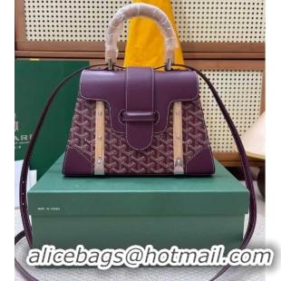 Hot Sell Goyard Original Saigon Tote Bag With Strap PM 8942 Bungundy