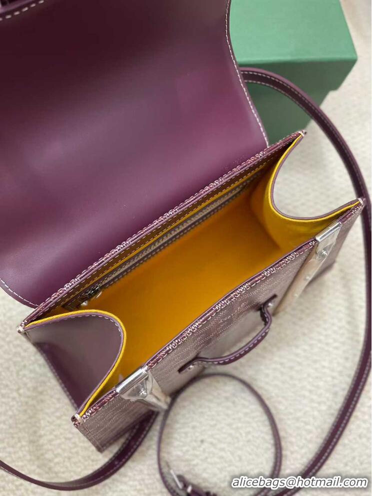 Hot Sell Goyard Original Saigon Tote Bag With Strap PM 8942 Bungundy