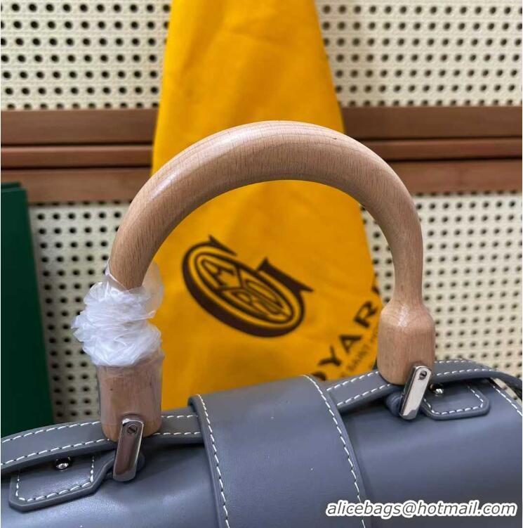 Free Shipping Goyard Original Saigon Tote Bag With Strap PM 8942 Dark Grey