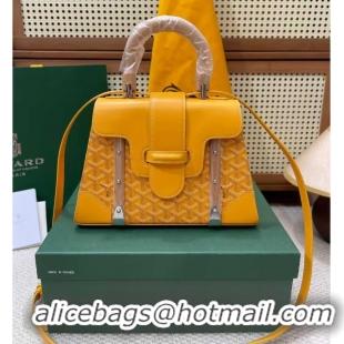 Low Cost Goyard Original Saigon Tote Bag With Strap PM 8942 Yellow