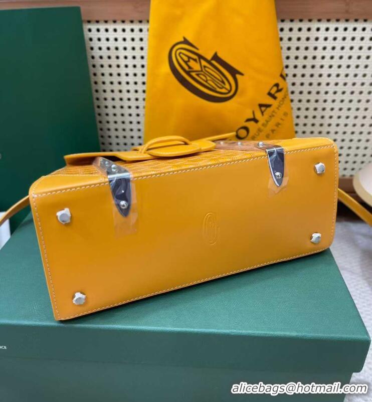 Low Cost Goyard Original Saigon Tote Bag With Strap PM 8942 Yellow