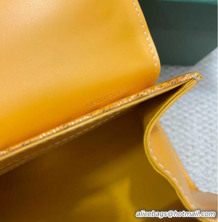 Low Cost Goyard Original Saigon Tote Bag With Strap PM 8942 Yellow