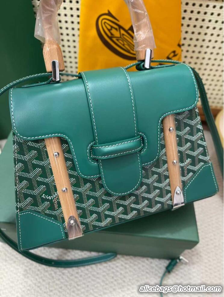 Buy Discount Goyard Original Saigon Tote Bag With Strap PM 8942 Green