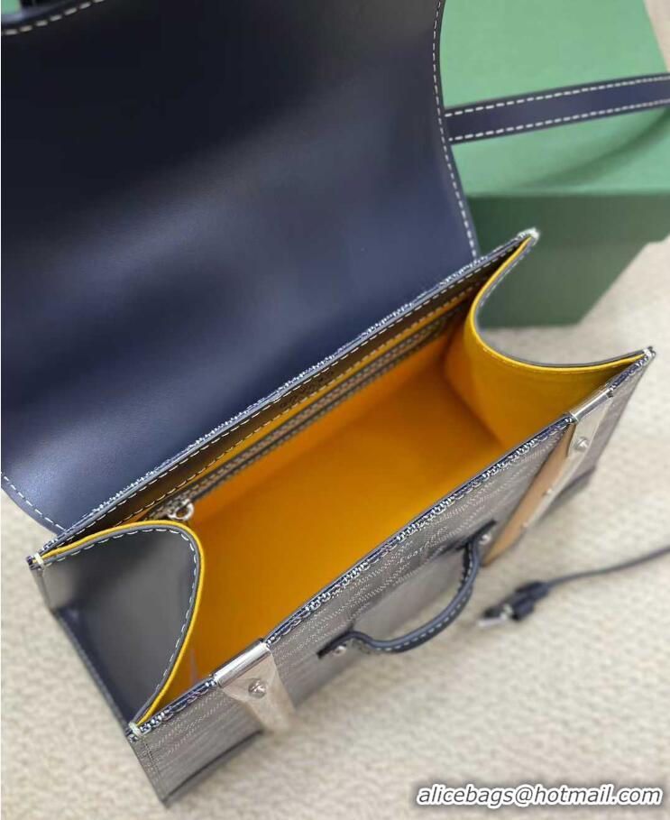 Top Grade Goyard Original Saigon Tote Bag With Strap PM 8942 Navy Blue