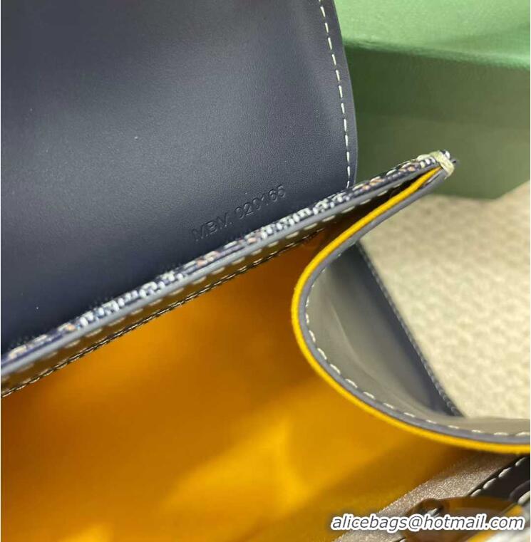 Top Grade Goyard Original Saigon Tote Bag With Strap PM 8942 Navy Blue