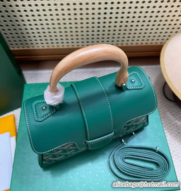 Low Price Goyard Original Saigon Tote Bag With Strap Mini 8942 Green