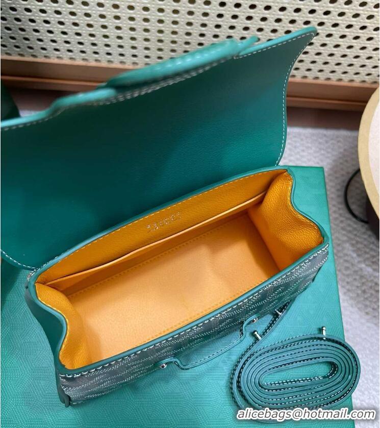 Low Price Goyard Original Saigon Tote Bag With Strap Mini 8942 Green