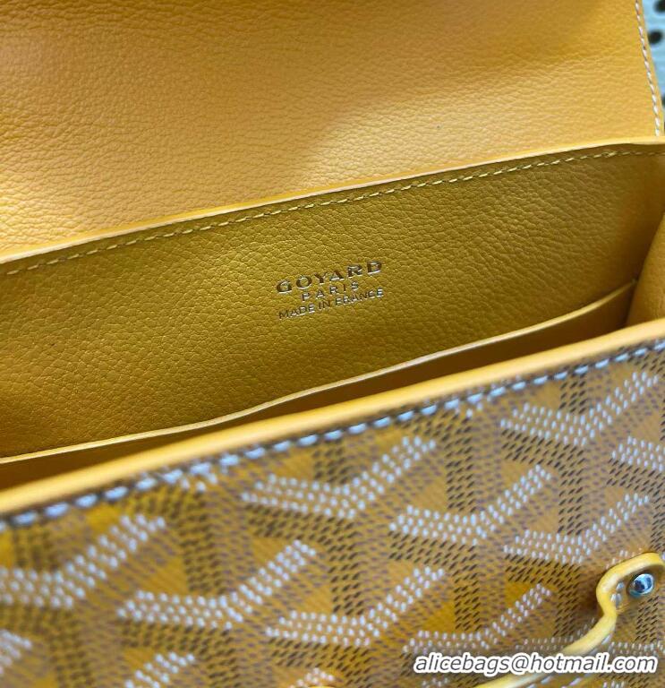 ​High Quality Goyard Original Saigon Tote Bag With Strap Mini 8942 Yellow
