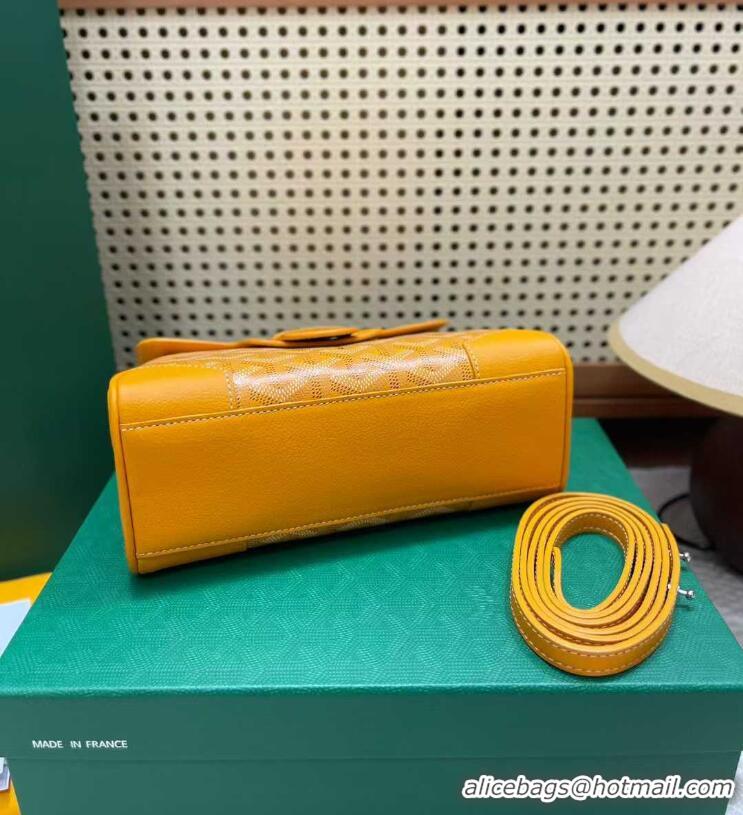 ​High Quality Goyard Original Saigon Tote Bag With Strap Mini 8942 Yellow