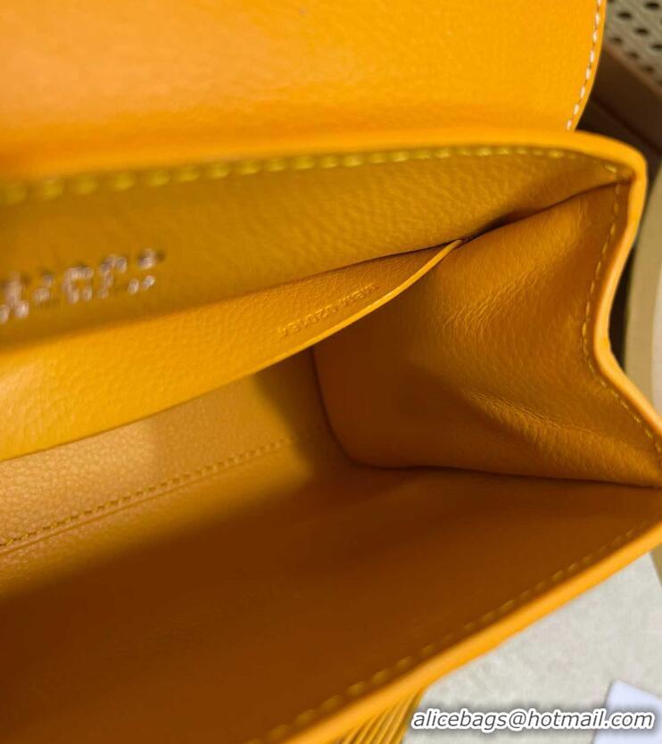 ​High Quality Goyard Original Saigon Tote Bag With Strap Mini 8942 Yellow