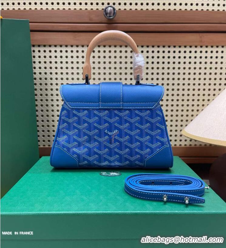 Well Crafted Goyard Original Saigon Tote Bag With Strap Mini 8942 Light Blue