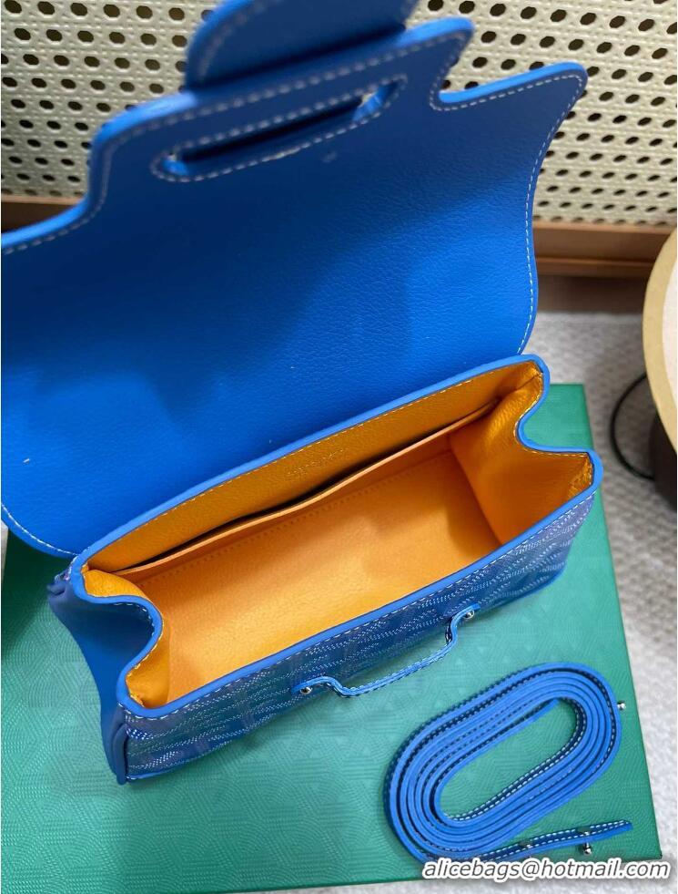 Well Crafted Goyard Original Saigon Tote Bag With Strap Mini 8942 Light Blue