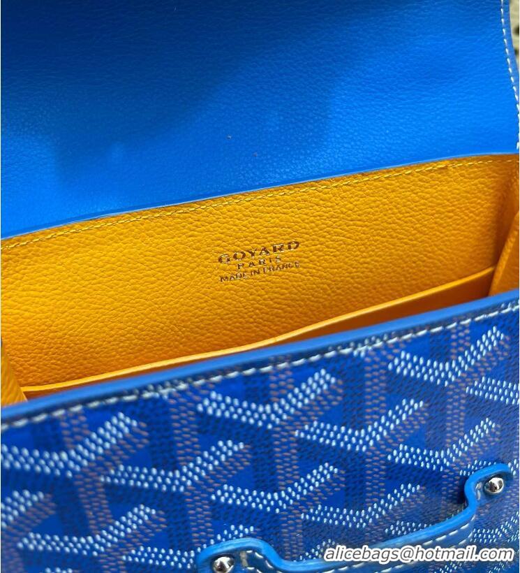 Well Crafted Goyard Original Saigon Tote Bag With Strap Mini 8942 Light Blue