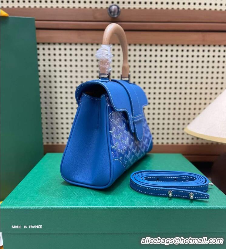 Well Crafted Goyard Original Saigon Tote Bag With Strap Mini 8942 Light Blue