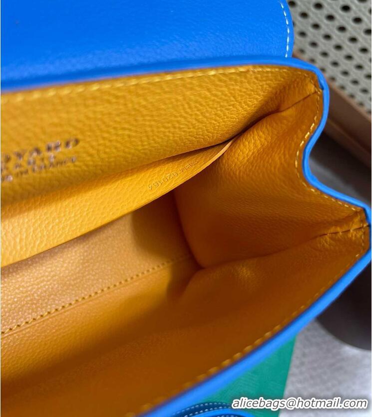 Well Crafted Goyard Original Saigon Tote Bag With Strap Mini 8942 Light Blue