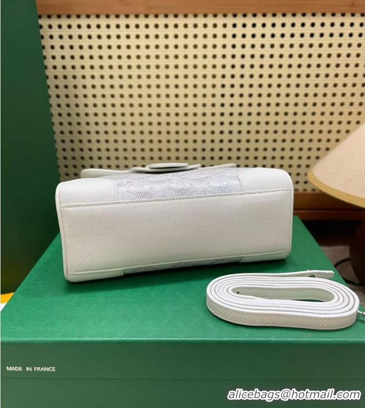 Promotional Goyard Original Saigon Tote Bag With Strap Mini 8942 White