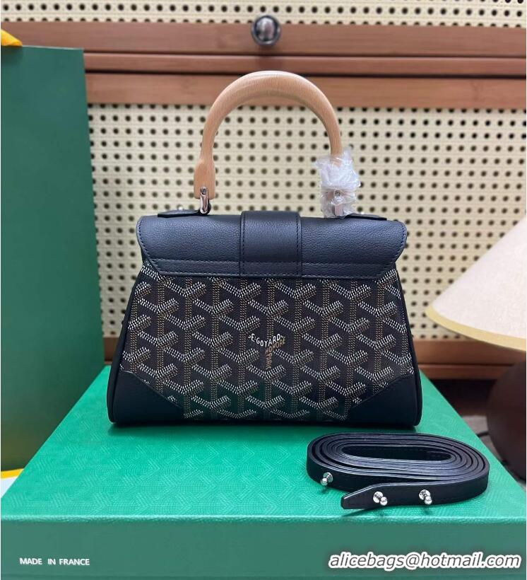 Most Popular Goyard Original Saigon Tote Bag With Strap Mini 8942 Black
