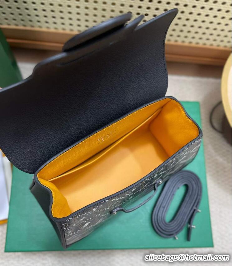 Most Popular Goyard Original Saigon Tote Bag With Strap Mini 8942 Black