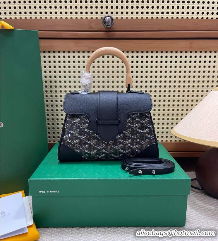 Most Popular Goyard Original Saigon Tote Bag With Strap Mini 8942 Black