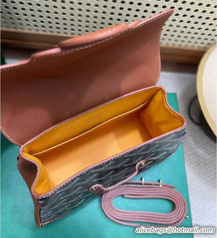 Super Quality Goyard Original Saigon Tote Bag With Strap Mini 8942 Black And Tan