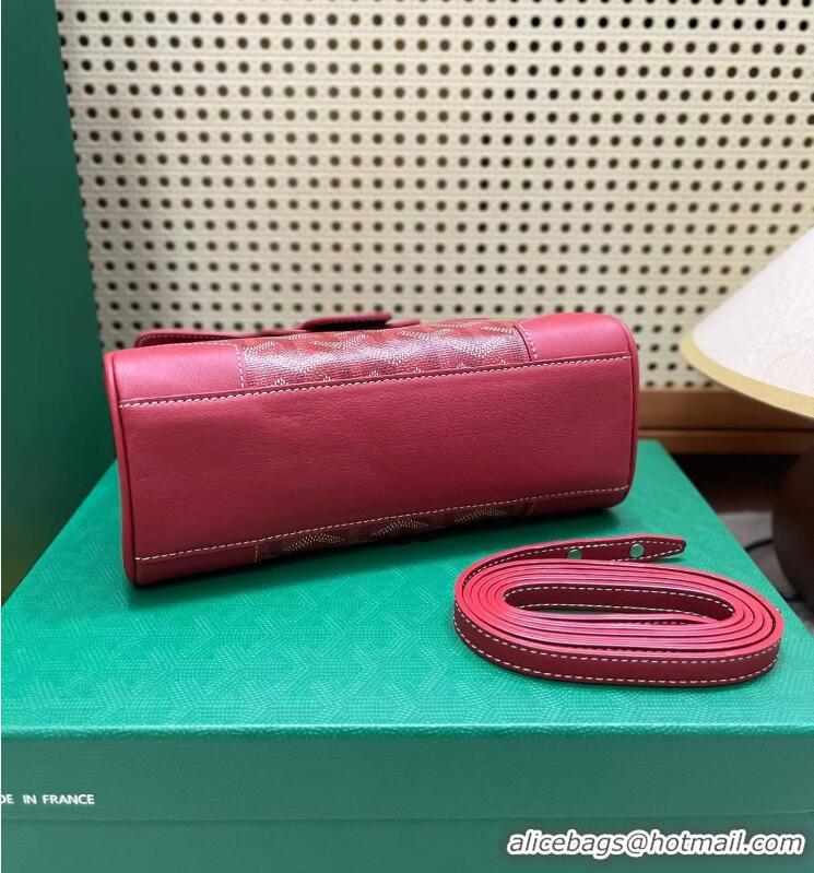 Top Quality Goyard Original Saigon Tote Bag With Strap Mini 8942 Red