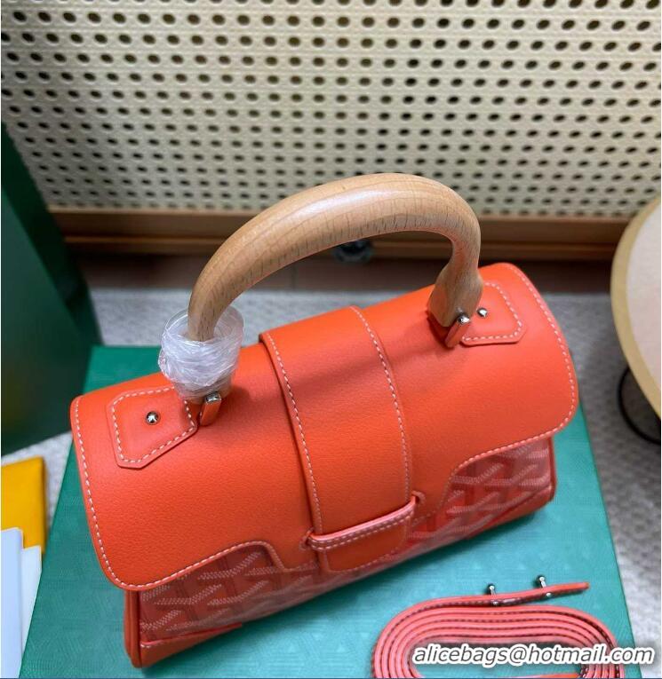Inexpensive Goyard Original Saigon Tote Bag With Strap Mini 8942 Orange