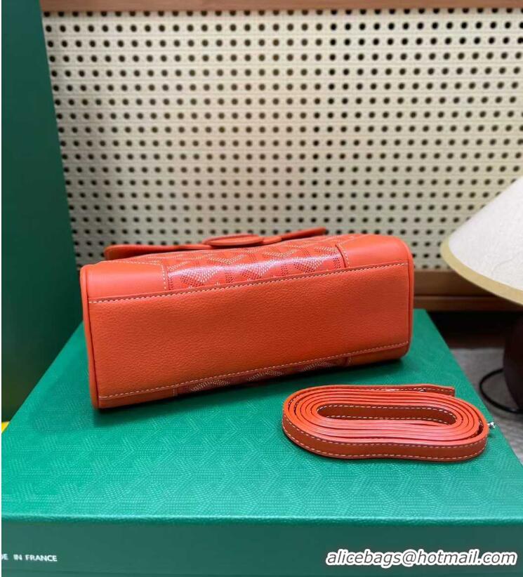Inexpensive Goyard Original Saigon Tote Bag With Strap Mini 8942 Orange
