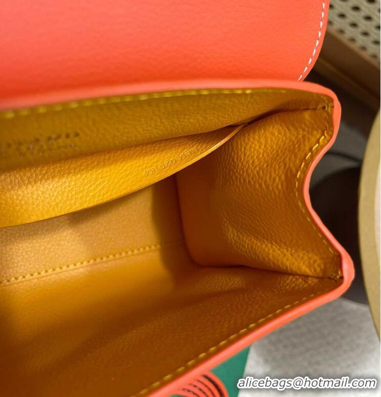 Inexpensive Goyard Original Saigon Tote Bag With Strap Mini 8942 Orange
