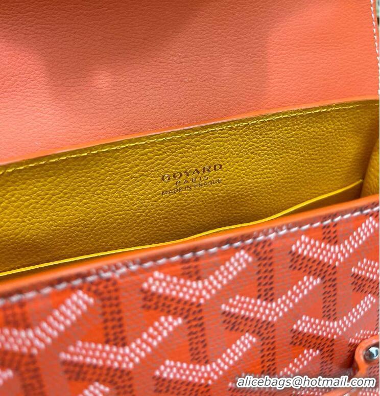 Inexpensive Goyard Original Saigon Tote Bag With Strap Mini 8942 Orange