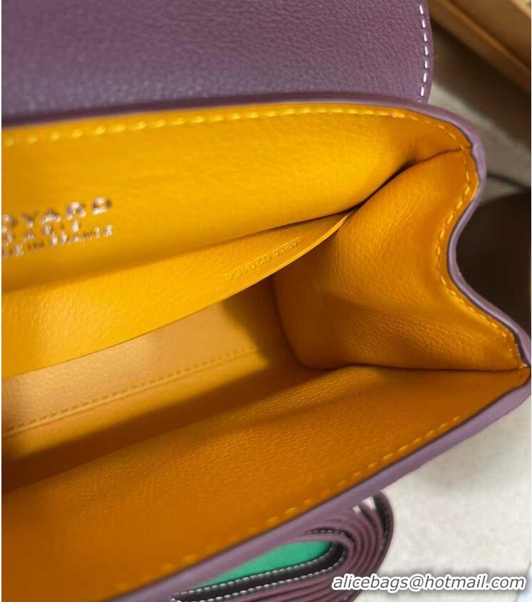 Low Cost Goyard Original Saigon Tote Bag With Strap Mini 8942 Burgundy