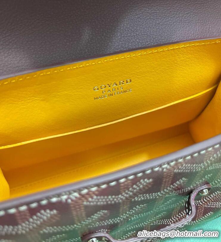Low Cost Goyard Original Saigon Tote Bag With Strap Mini 8942 Burgundy