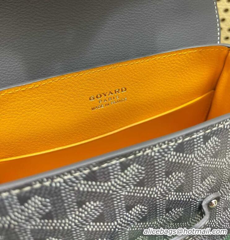 2017 New Goyard Original Saigon Tote Bag With Strap Mini 8942 Dark Grey