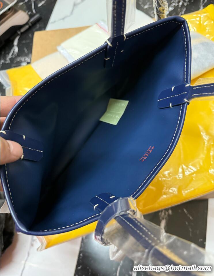 Low Cost Goyard New Design Anjou Reversible Bag Mini 2398 Navy Blue