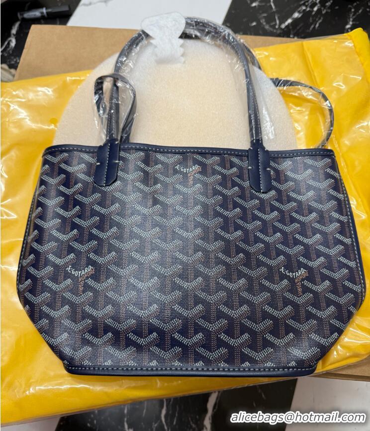 Low Cost Goyard New Design Anjou Reversible Bag Mini 2398 Navy Blue