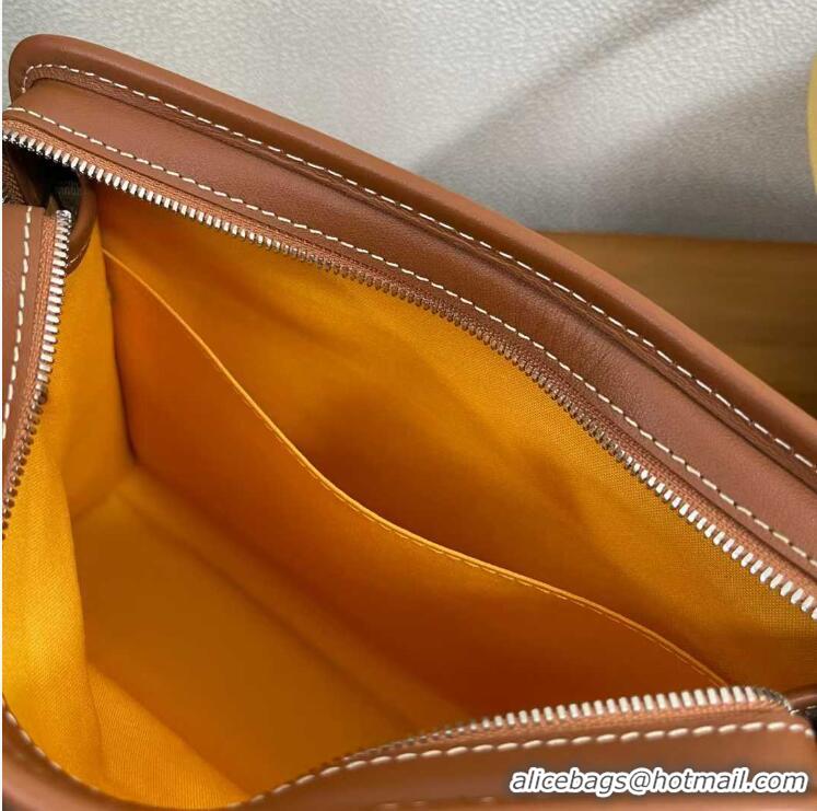 Hot Sell Goyard Toiletry Bag G8906 Black And Tan