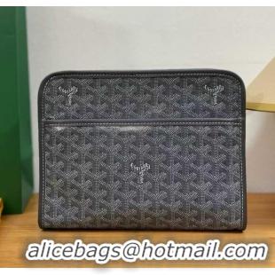 Buy Cheapest Goyard Toiletry Bag G8906 Dark Grey