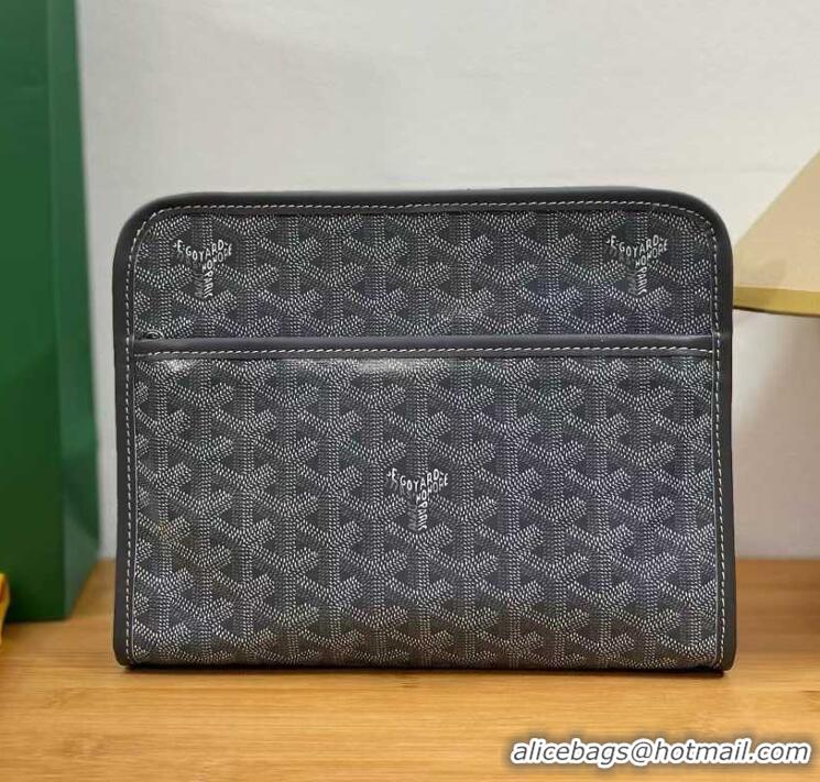 Buy Cheapest Goyard Toiletry Bag G8906 Dark Grey