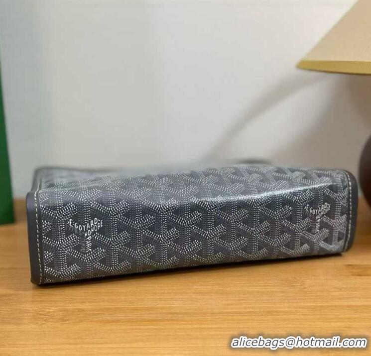 Buy Cheapest Goyard Toiletry Bag G8906 Dark Grey