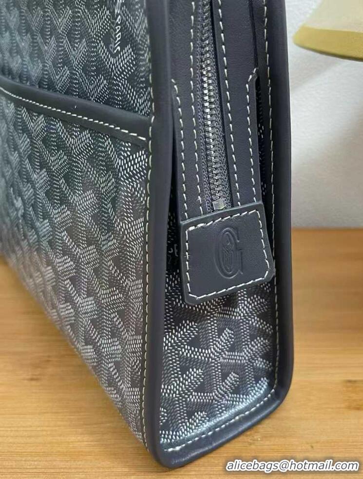Buy Cheapest Goyard Toiletry Bag G8906 Dark Grey
