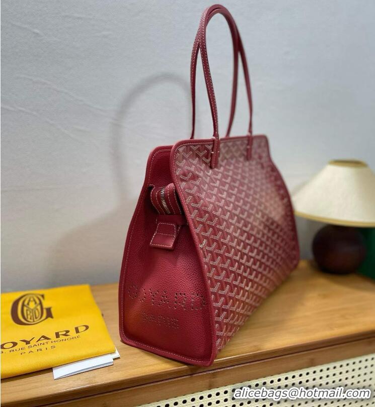 Top Quality Goyard Original Sac Hardy Tote Bag 8955 Red